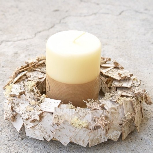 BIRCH BARK wianek FloraArt