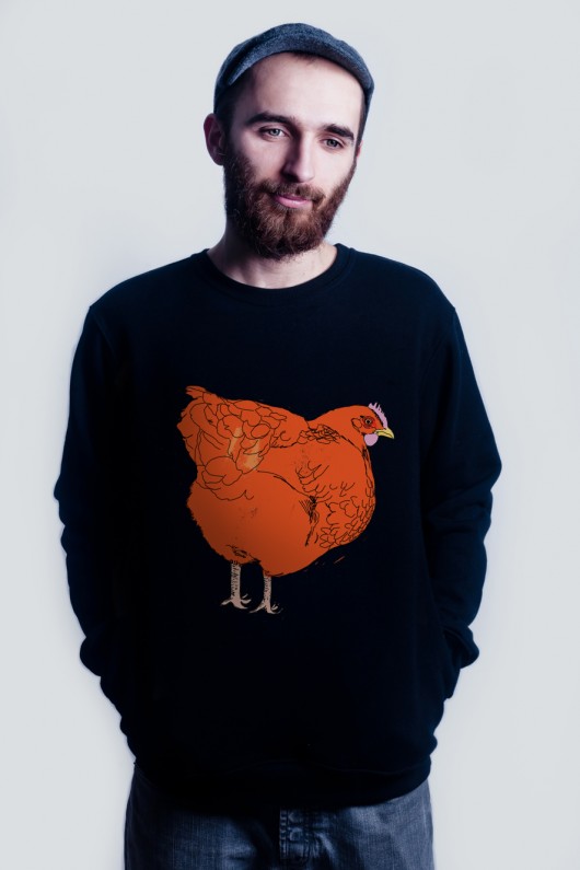 Bluza Męska "Kura" black dziendobry