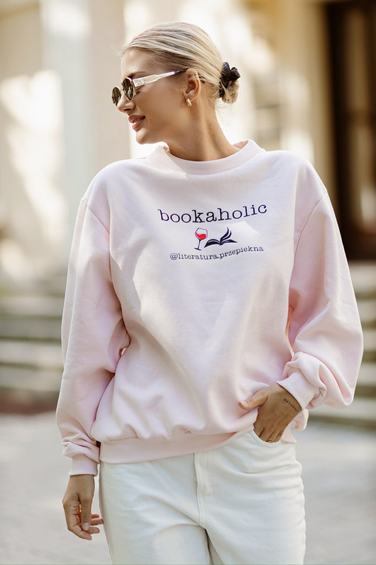 bluza bez kaptura damska Bluza personalizowana "bookaholic"