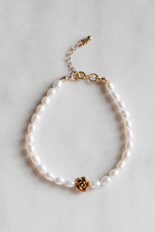 bransoletki złote Bransoletka Pearl Blossom