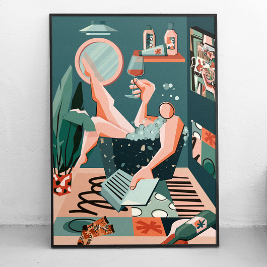 grafiki i ilustracje Wanna
