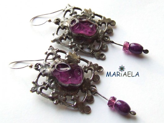 CYGAŃSKIE MANDALE FIOLET MARIAELA