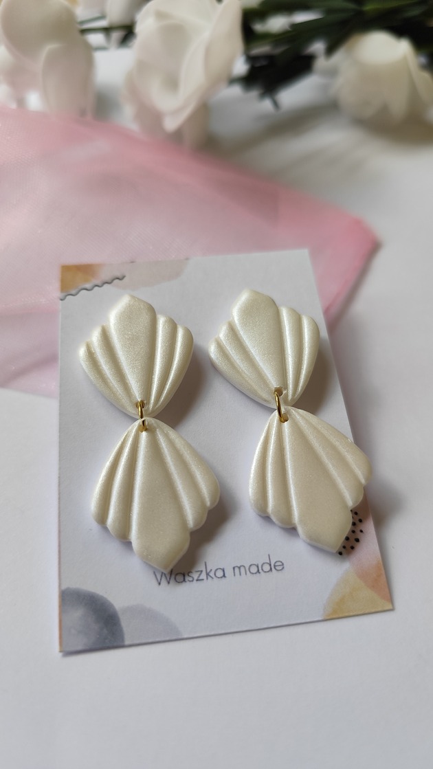 kolczyki z masy plastycznej Kolczyki Elegant