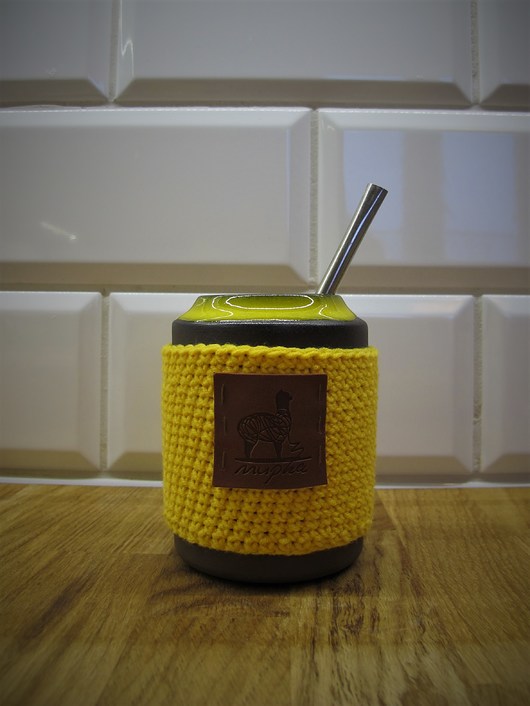 Ceramiczne matero, kubek do yerba mate.  Mupka