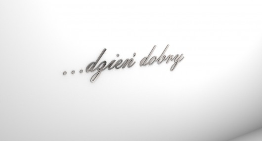 ...dzień dobry felt label