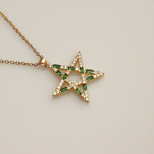 wisiory Naszyjnik Christmas Star