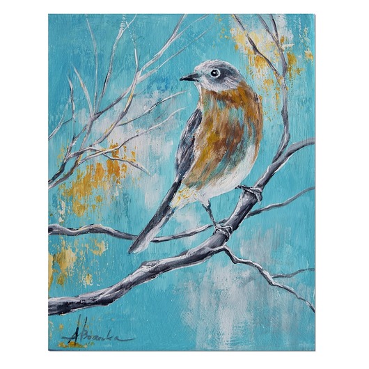 obrazy Obraz ptak nowoczesny obraz malowany na płótnie