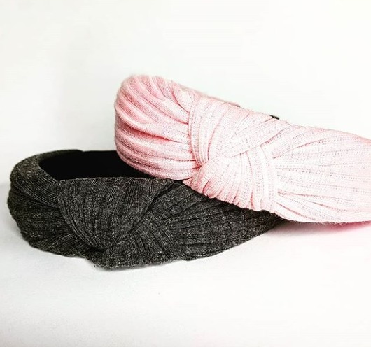 Turban opaska szara Czaki Bransoletki