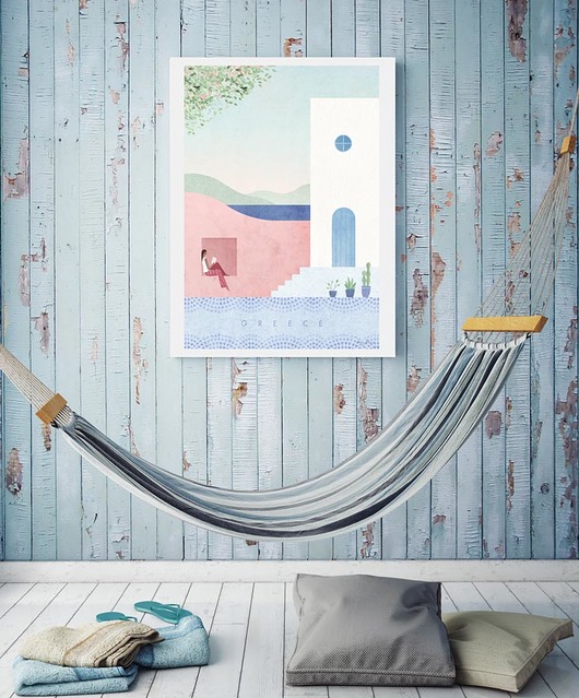 plakaty Grecja - vintage plakat 50x70 cm