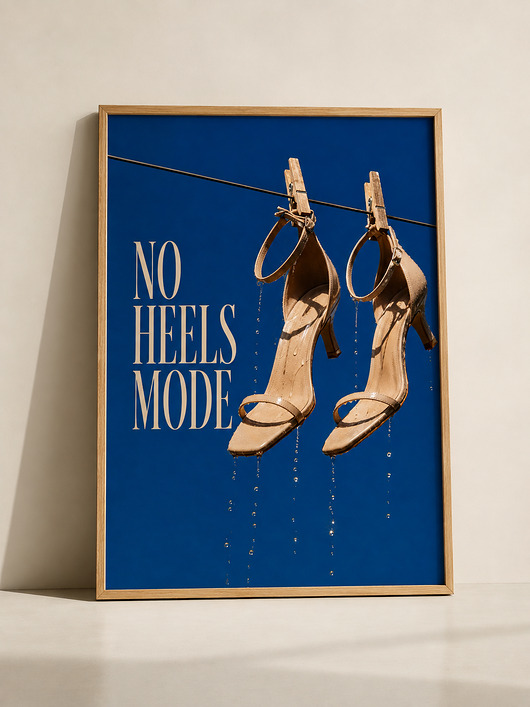 plakaty Plakat - No heels mode