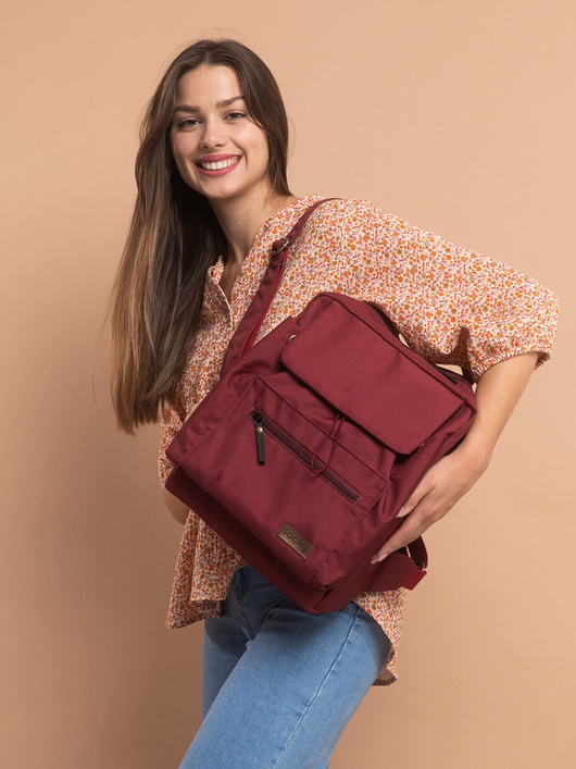 plecaki Plecak wodoodporny kompass bordo