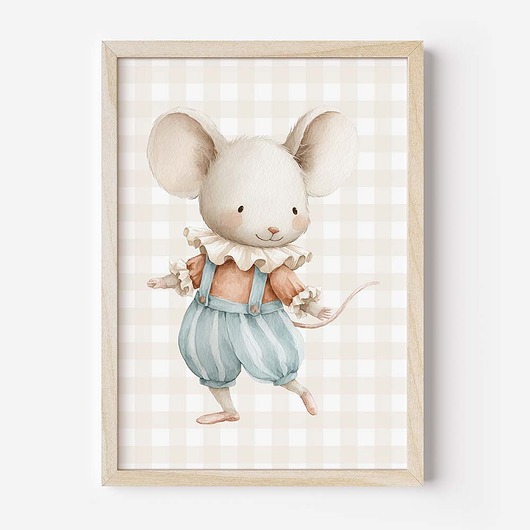 obrazy i plakaty do pokoju dziecięcego Plakat Na Ścianę Dla Dzieci Bajkowy Cyrk nr. 7