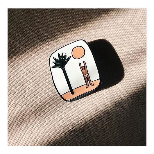 przypinki pin "powitanie słońca"