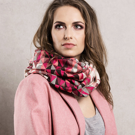 Szal Etola Otulacz Pareo Kamizelka PINK TRIANGLE CADOaccessories