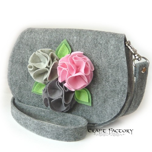 Pink Accent Bouquet - mała listonoszka Craft Factory