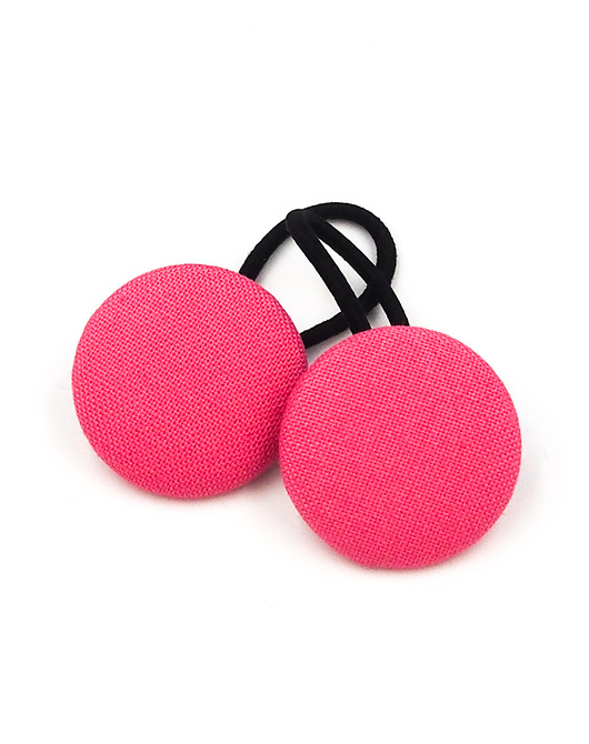 ozdoby do włosów dla dzieci Gumeczki do włosów na pierwsze kucyki hot pink