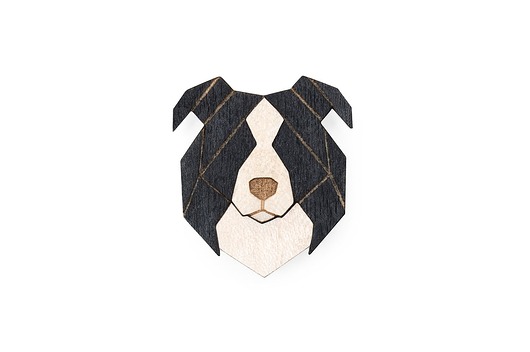 broszki Oryginalna broszka Border Collie