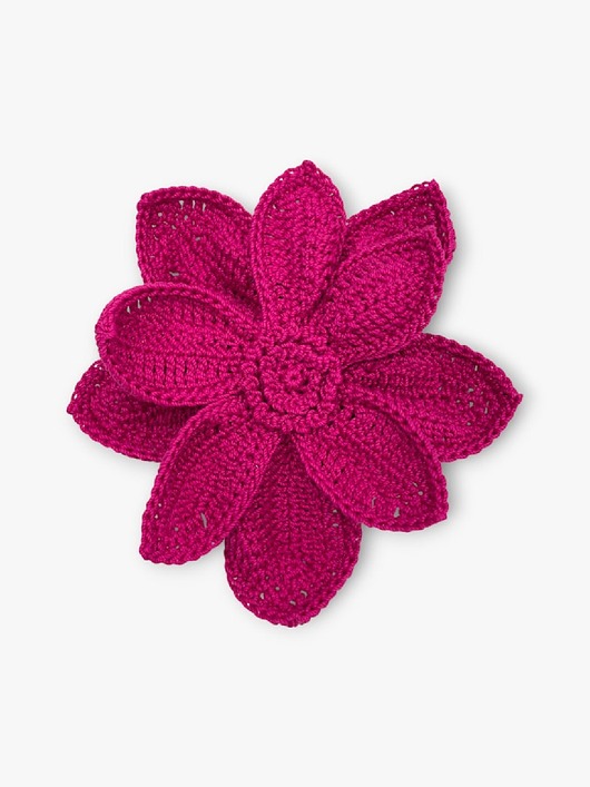 broszki Broszka kwiat XL - amarant