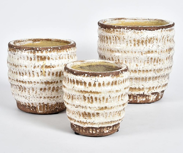 Donica, doniczka, osłonka Piasek Pustyni, 19 cm Home Design