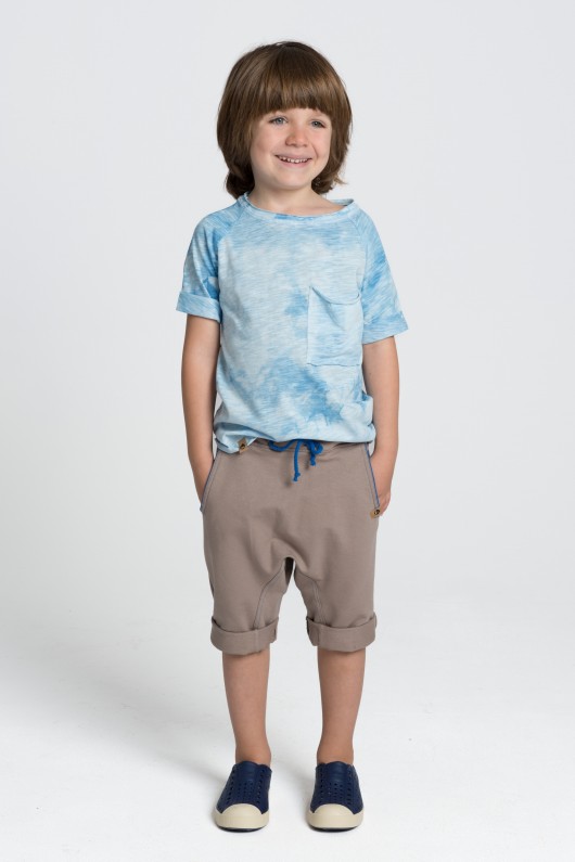 CHUCHO T-SHIRT Unisex błękitny batik MeMola