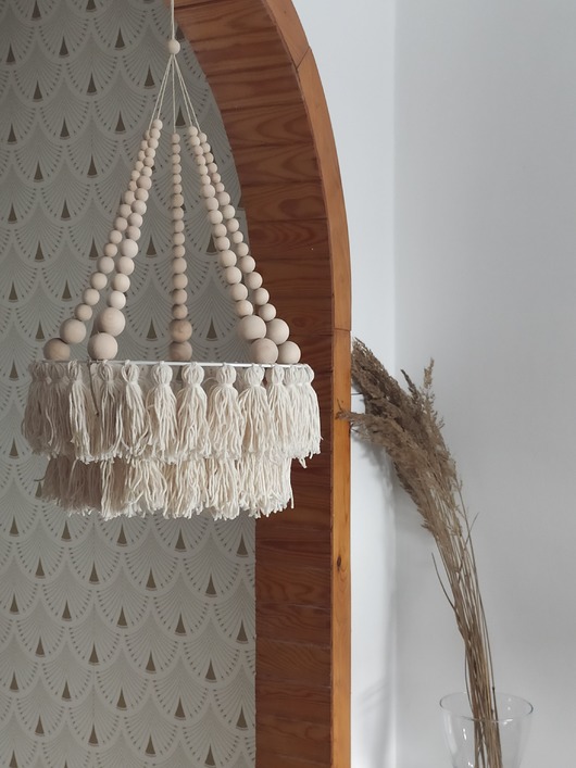 lampy wiszące Lampa Abażur Boho z Chwostami -Sonja