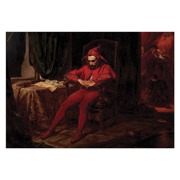 kartki okolicznościowe - wydruki Kartka Premium - Jan Matejko "Stańczyk"