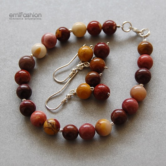 Mokait w srebrze MAREMI Jewelry