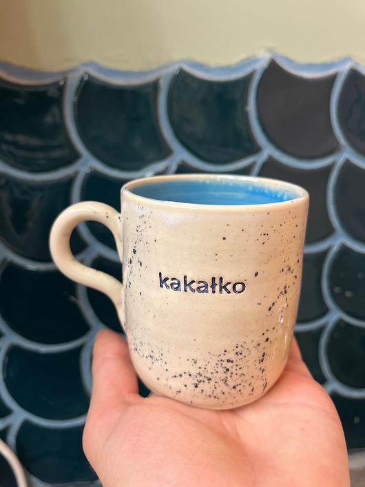 kubki Kubek z napisem Kakałko