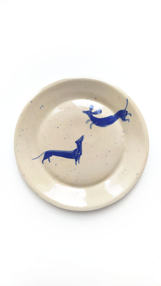 patery i talerze Talerz - pieski