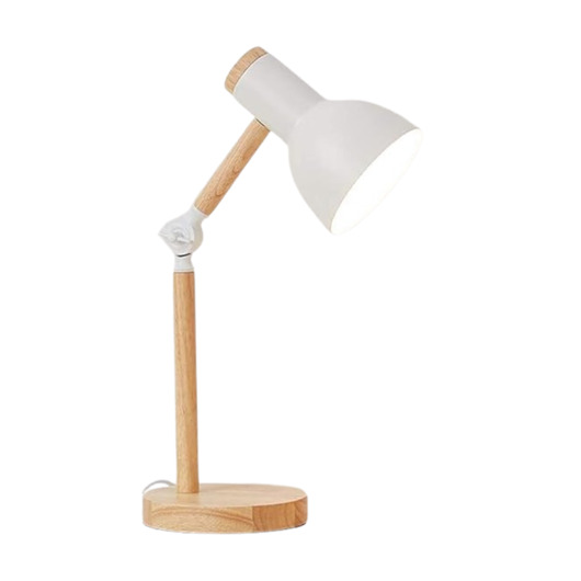 lampy stołowe Lampka biurkowa lampka nocna stołowa lampka na biurko biała LED E27