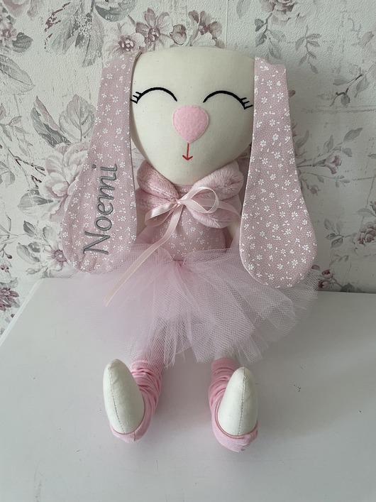 misie i maskotki Irminka króliczek z personalizacją