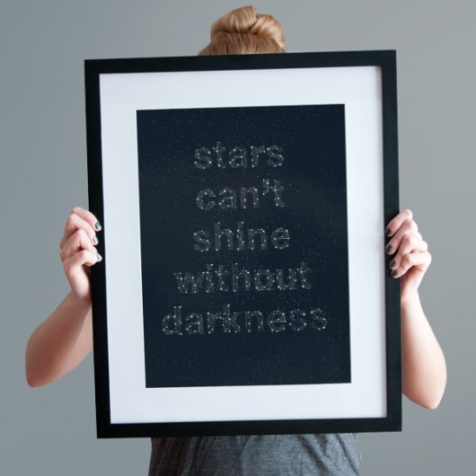 Stars can't shine without darkness bieroza