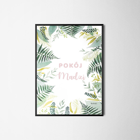 Plakat "Pokój ..." Maly Wielki Design