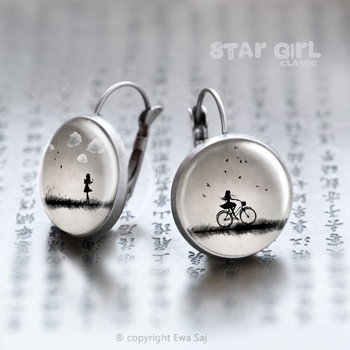 Simple kolczyki - Star Girl Classic Ewa Saj Fotografie