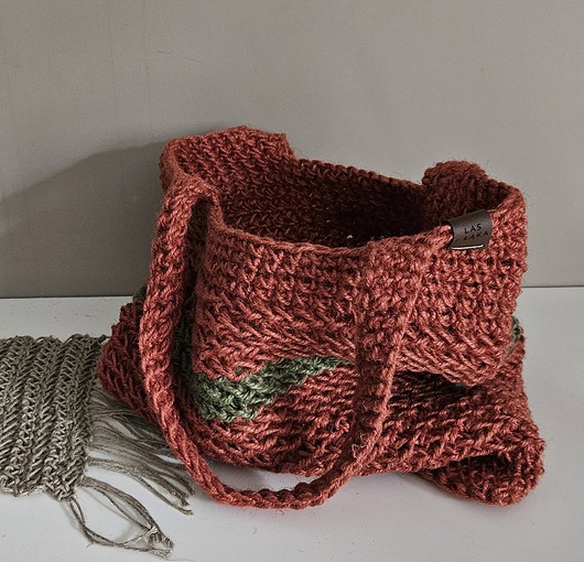 torby na ramię Torba ze sznurka konopnego
