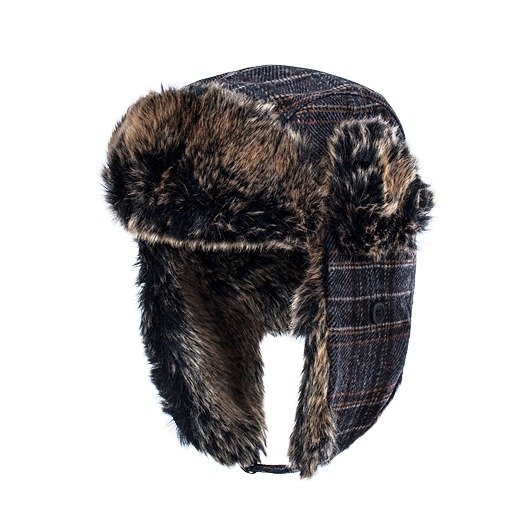 Czapka uszatka POLAR TWEED hauer