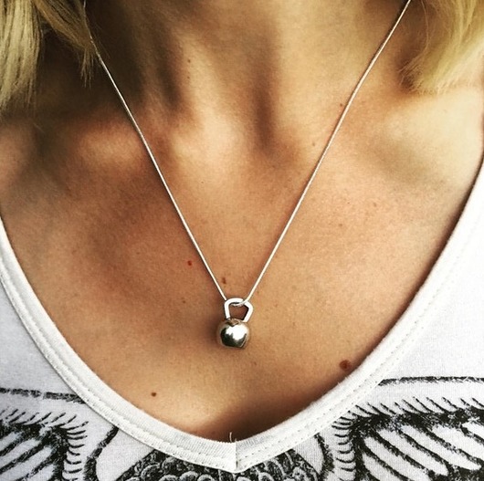 złote naszyjniki Naszyjnik Fit z ciężarkiem