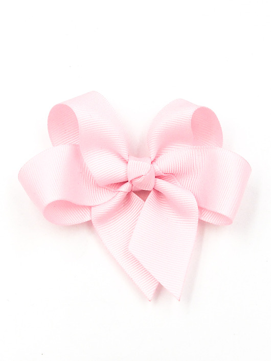 ozdoby do włosów dla dzieci Spinka do włosów duża kokarda Paola pearl pink