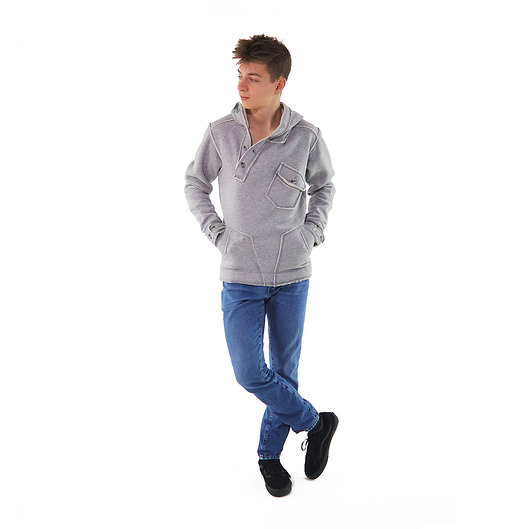 bluzy męskie Bluza męska z kapturem