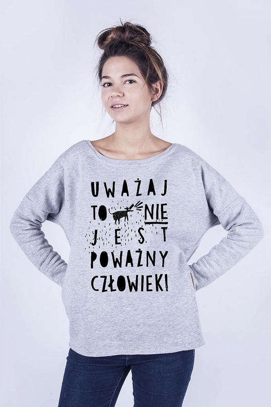 Bluza damska 'uwaga' dziendobry