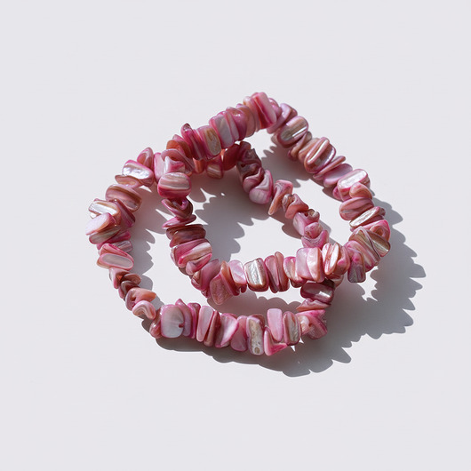 bransoletki ceramiczne Zestaw dwóch bransoletek z masy perłowej