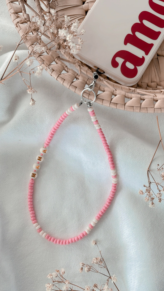 breloki Charms do telefonu  MAMA pinky cream