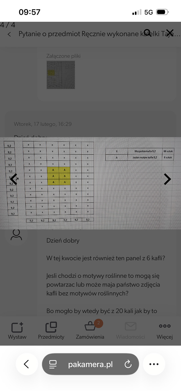 kafle i panele Zestaw na zamówienie