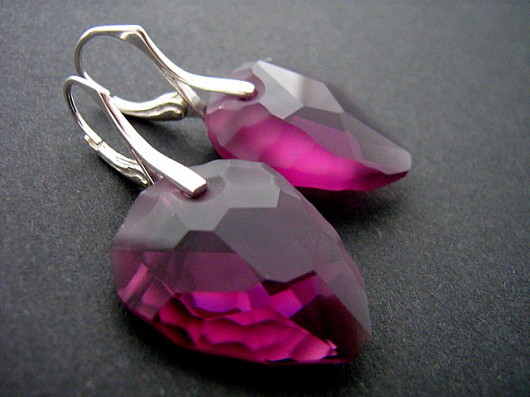 kryształ Swarovski ametystowy Lahovska