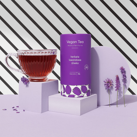 kuchnia - różne Herbata owocowa Lawendowa Śliwka Vegan Tea