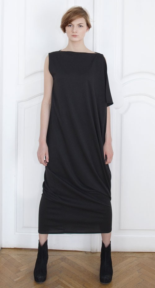sukienki maxi damskie czarna long