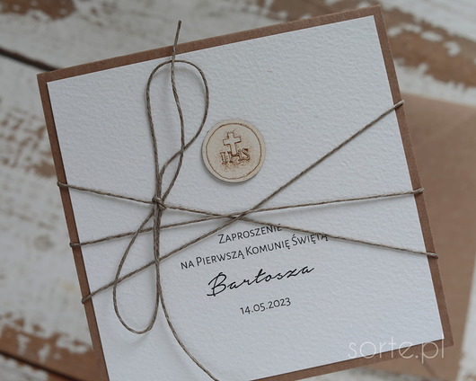 zaproszenia na komunię Najpiękniejsze ręcznie robione zaproszenia na komunię