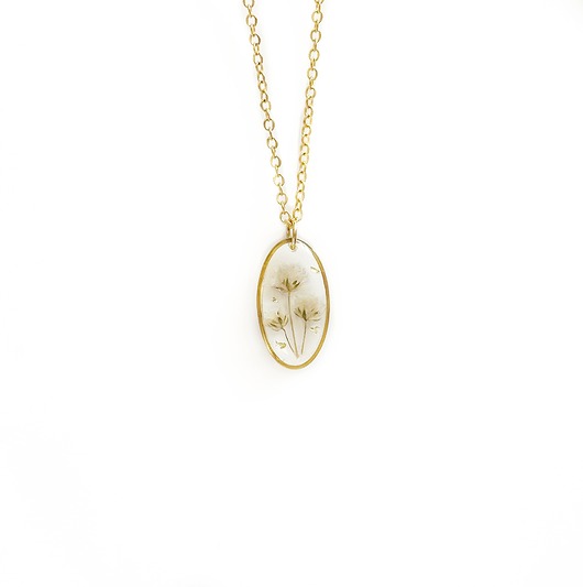 naszyjniki - inne Naszyjnik z kwiatami, prezent na urodziny