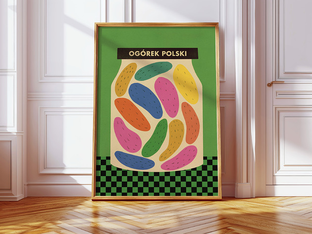 plakaty Plakat Ogórki