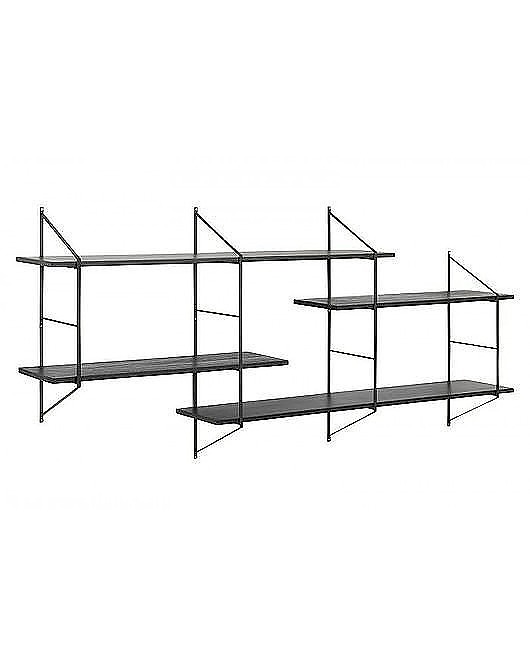 Regał Półka Stafford 2 Black MIA home